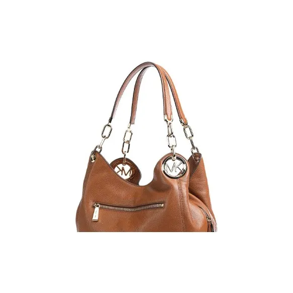 MICHAEL KORS Lillie Large Pebbled Leather Shoulder Bag-4