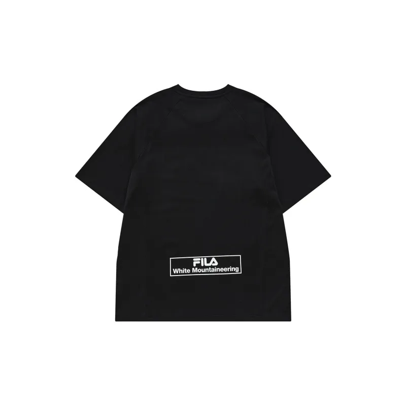 FILA x White Mountaineering T-Shirt Men's Pitch Black-1