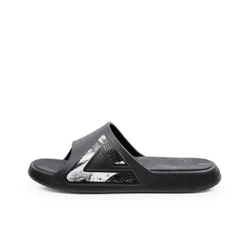 PEAK Tai Ji1.0 Cushioned Slip Resistant Abrasion Resistant Quiet Slide Slippers Unisex Black Gray