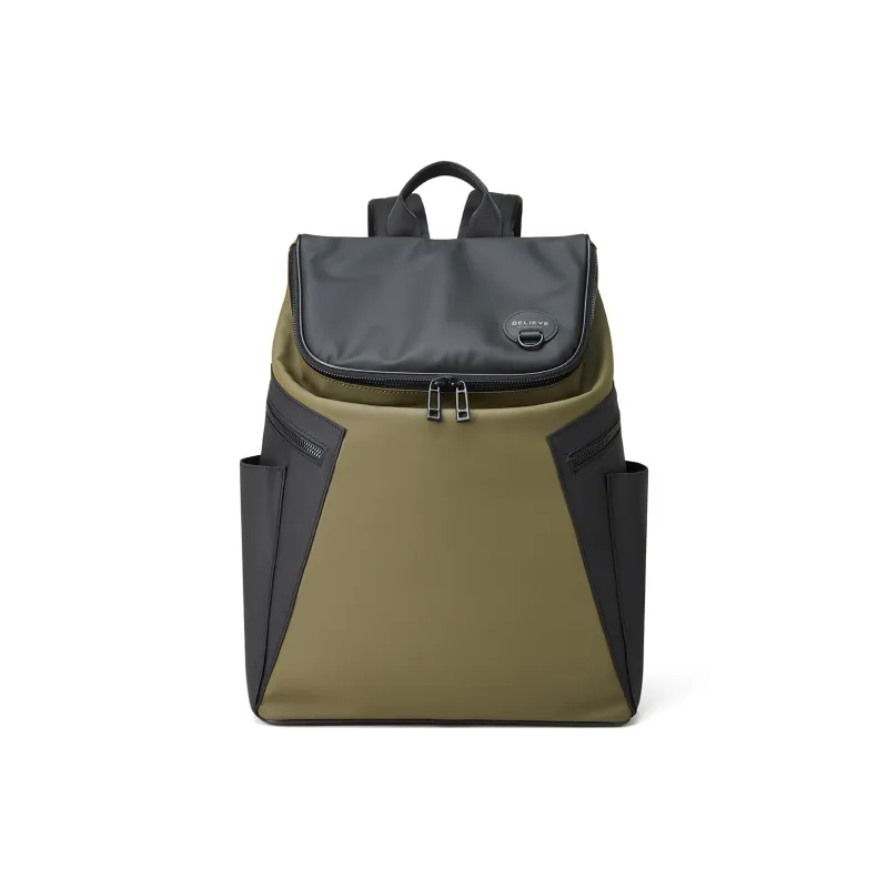 ROBERTA DI CAMERINO Fabric Backpack Men's Black/Gray/Khaki-12