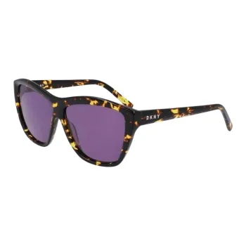 DKNY Plastic Square Sunglasses Women's Tortoiseshell