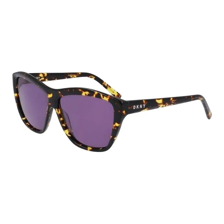 DKNY Plastic Square Sunglasses Women's Tortoiseshell-0