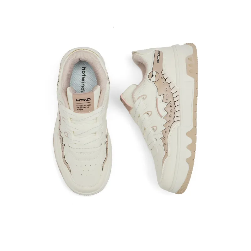 Hotwind CNY New Year Limited Collection Height Increasing Skateboard Shoes Women's-7