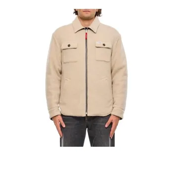 FAY Zip Up Over Shirt Jacket