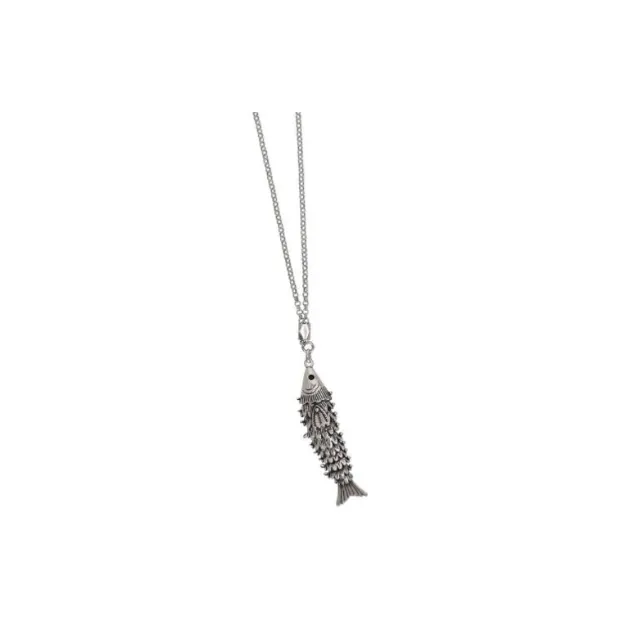 ISABEL MARANT ETOILE Brass Necklaces Women's Silver Black-0
