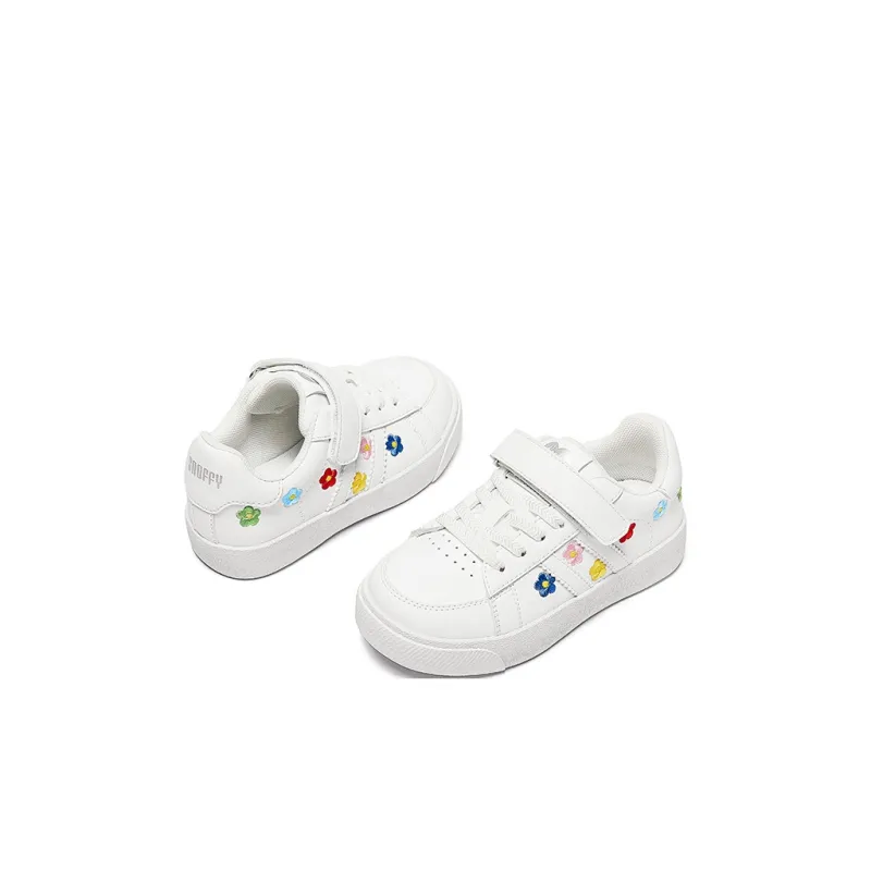 Snoffy Durable Breathable Low Top Kids' Skateboarding Shoes Preppy White Kids'-4