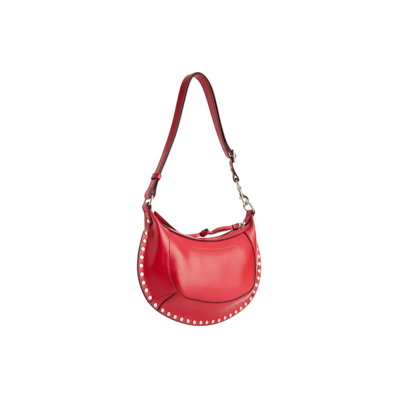ISABEL MARANT Oskan Moon Stud-Detailed Shoulder Bag-1