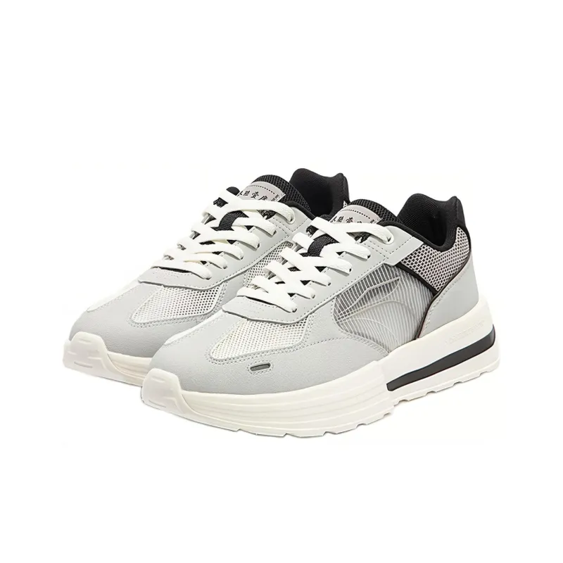 361° Non slip Lightweight Low Top Casual Shoes Men's Gray-2