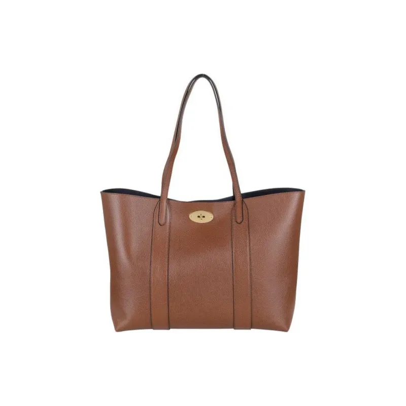 Mulberry Bayswater Pailen Fiber Tote Bag Shopping Bag Handbag Shoulder Bag Women's Oak-0