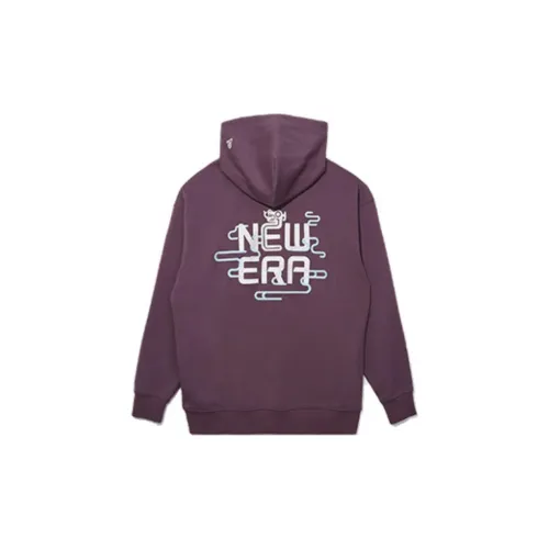 New Era Snake Year Spring Festival Limited Series Sweatshirts Unisex Plum
