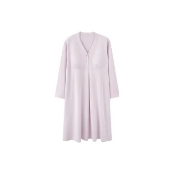 XIAFENYAN Nightgown Women's Purple