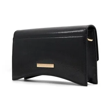 ALDO Artificial Leather Handheld Crossbody Bag Small Size Women's Black-1