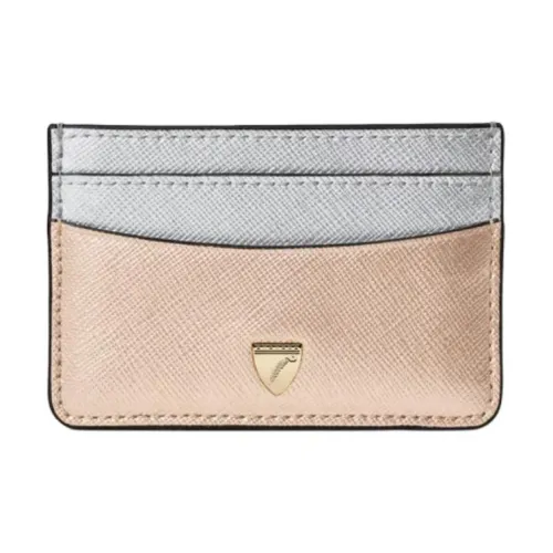 Bum Bags & Belt Bags Full Grain Leather Card Holder Women's Champagne & Silver