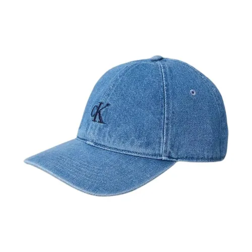 CALVIN KLEIN Cotton Baseball Caps Men's Blue