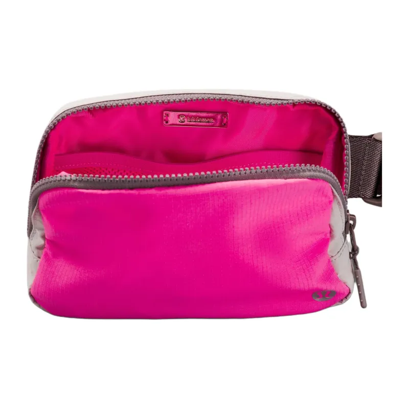 Lululemon Water-Resistant Fabric Fanny Pack Women's Light Pink/Moon Rock/Chromium-3