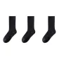 Fall Winter Wool Pure Edition Socks Combination (Black+Black+Black)
