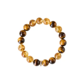 Bubble Scallops Tiger's Eye Stone Bracelets Unisex
