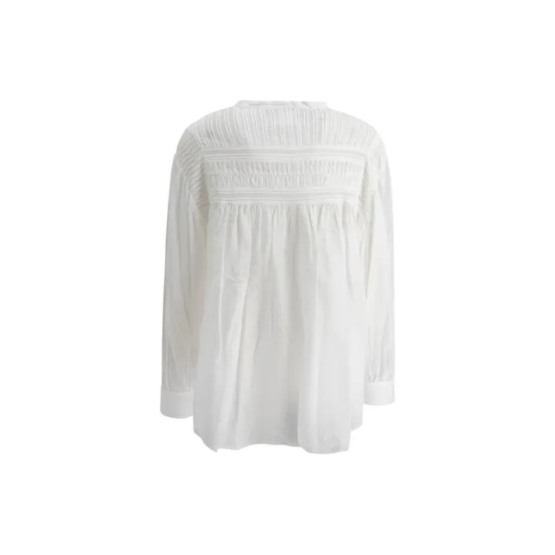 ISABEL MARANT ETOILE Gathered Plalia Blouse-1