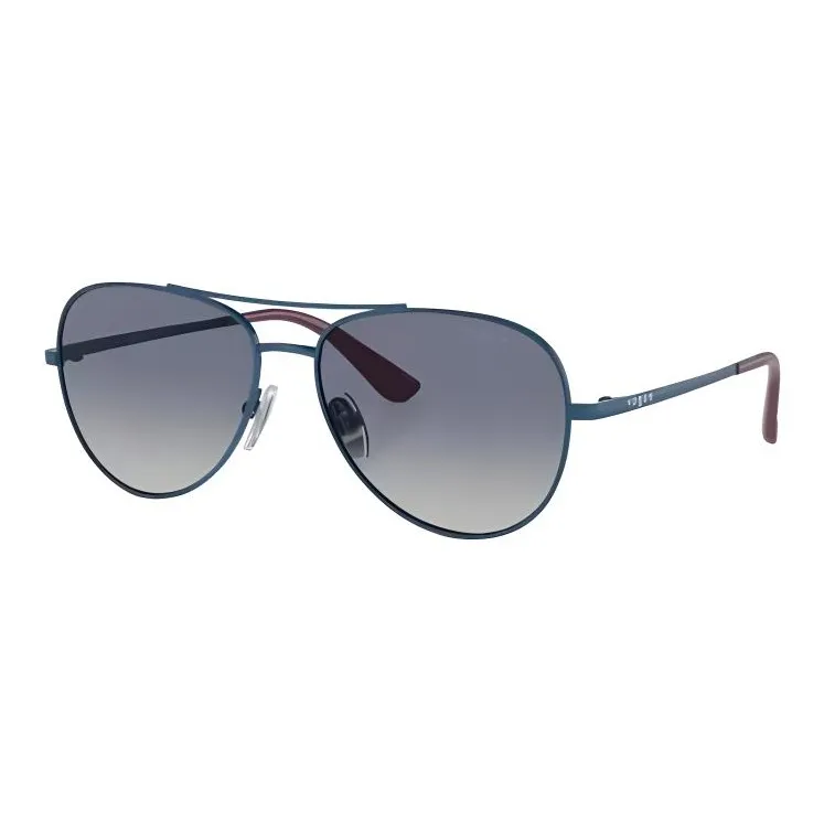VOGUE Metal Aviator Sunglasses Unisex Blue-0