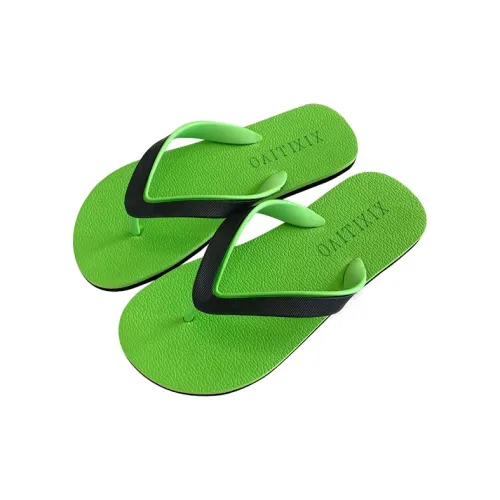 Thin Strips Slippers Unisex Neon Green