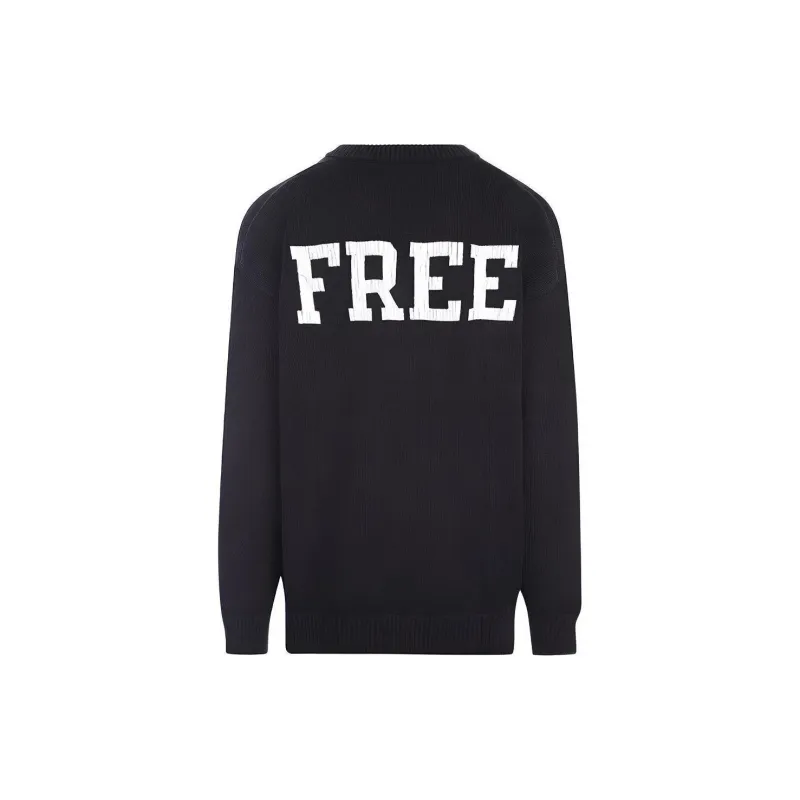 Balenciaga Braided Knit V Neck Sweater-1