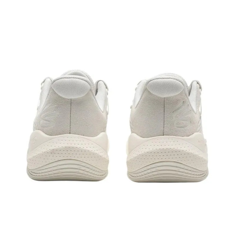 Under Armour Curry Splash 24 Durable Breathable Low Top Basketball Shoes Unisex White-3