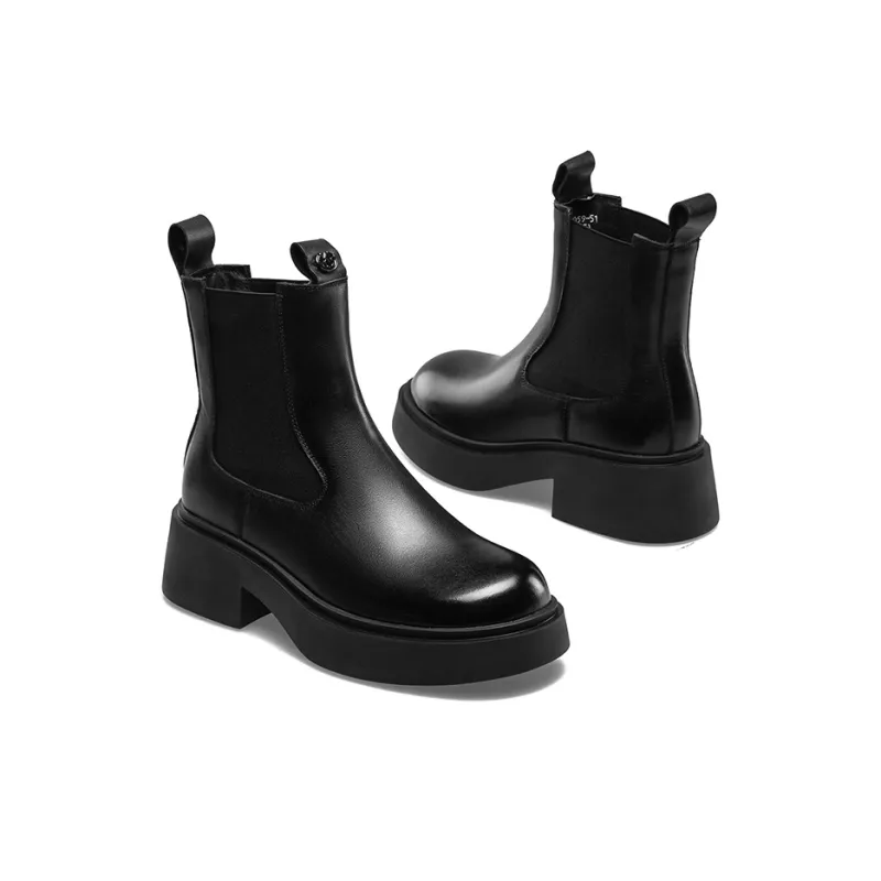 KANGNAI Chelsea Boots Women's Black-2
