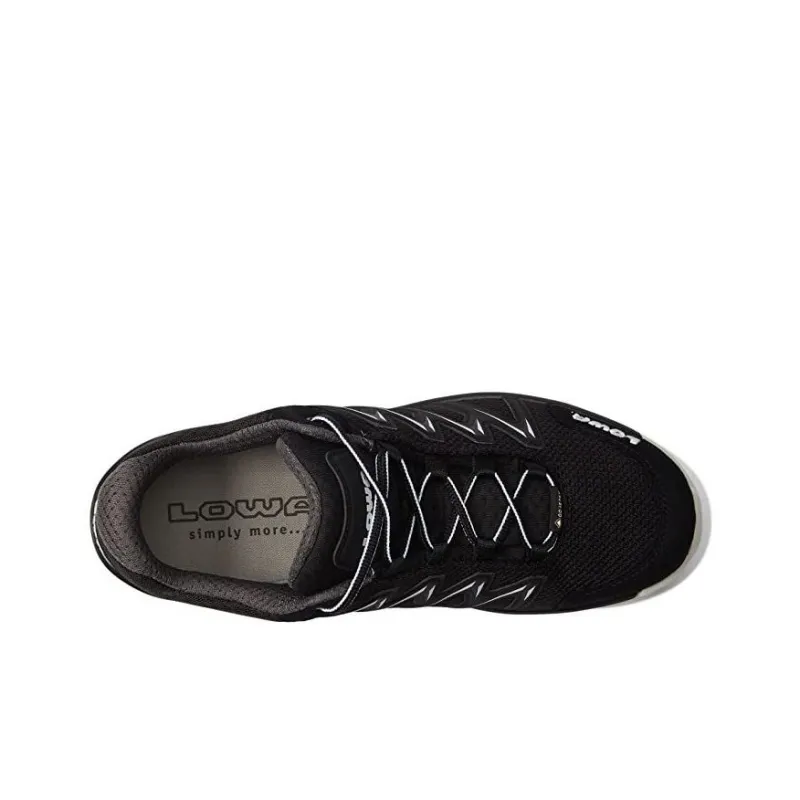 Lowa INNOX PRO GTX Lo Wear-resistant And Waterproof Low-Top Trekking Shoes Women's Black White-4