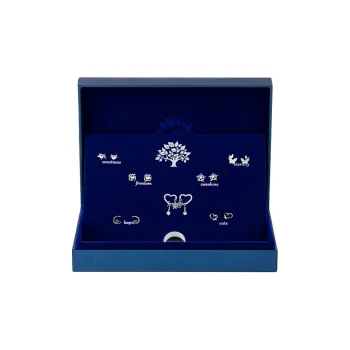 SGM Sterling Silver Ear Pin Elegance Luxury Heart Butterfly Premium Earrings, Niche Refined Romantic Box Women's