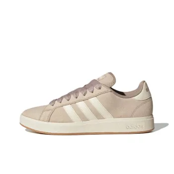 Adidas Grand Court Base 00s Anti Slip Wear Resistant Low Top Skateboard Shoes Unisex Brown