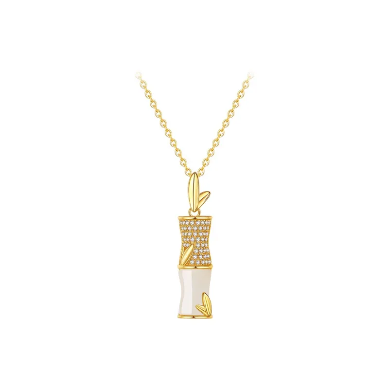 Beth Jewelry Hetian Jade Necklaces Pale Greenish White Jade Women's-0