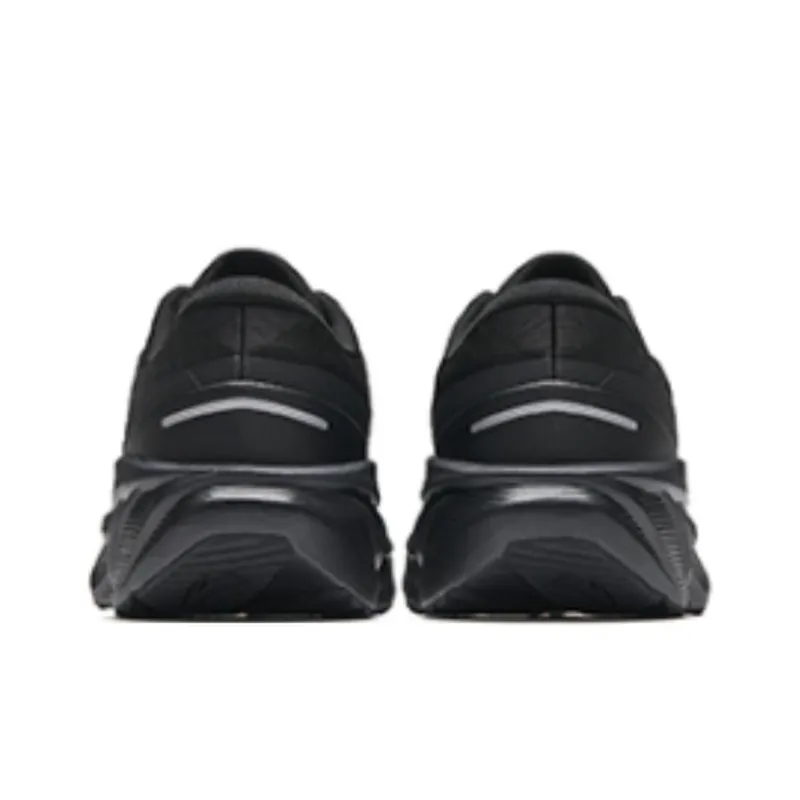 Anta Travel Cushioned Slip Resistant Low Top Running Shoes Men's Black Silver-3