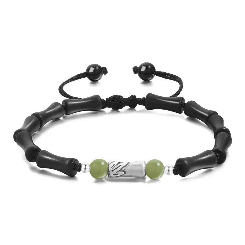 OWNCOOL Hetian Jade Bracelet, Box Green Jade Unisex-3