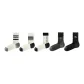 5 Pack (Beige Pinstripe+Beige Stripe+Beige & Black Color Block+Black Gray Color Block+Black Embroidery)