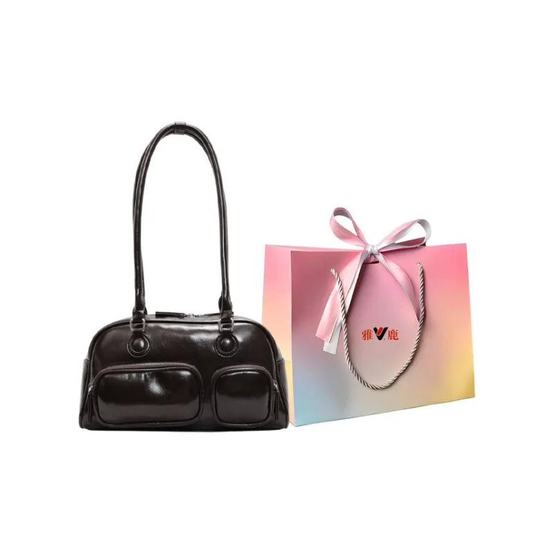 Yalu PU Bowling Bag, Shoulder Bag Women's Multicolor-14