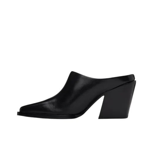 RAG&BONE Closed Toe Slippers 7.5cm Women's Black