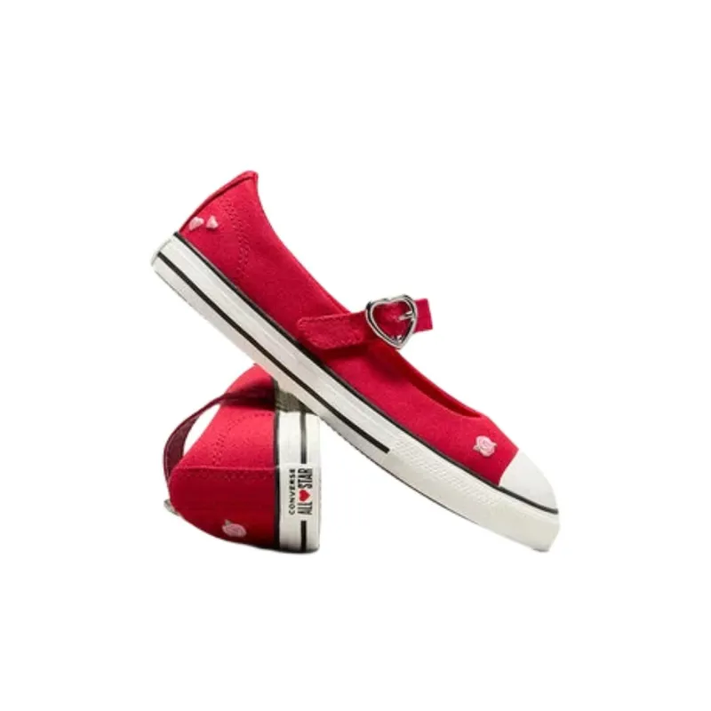 Converse Chuck Taylor All Star Anti Slip Wear Resistant Low Top Kids Canvas Shoes Red Kids'-3