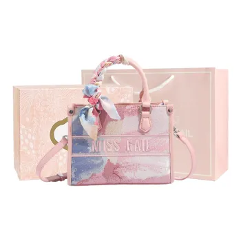 MISS GAIL Synthetic Leather Shoulder Bag, Crossbody Bag, Handbag Tubas Women's Pink