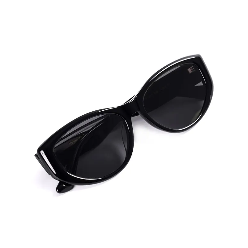 HELEN KELLER Plate Frame Cat Eye Sunglasses Unisex-2