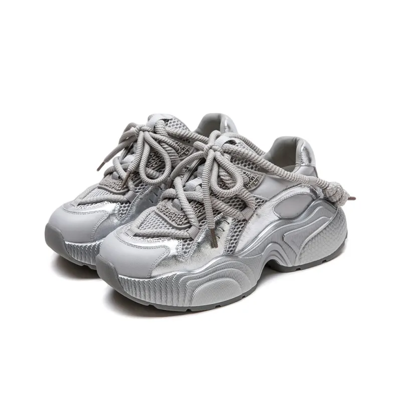 MATA Height Increasing Low Top Chunky Sneakers Women's-2
