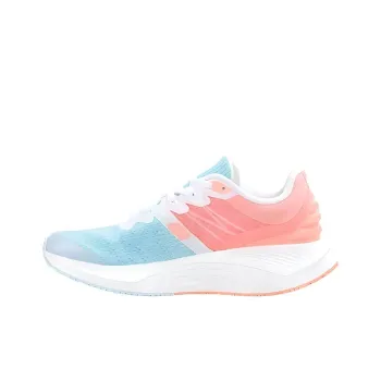 LiNing YueYing 1.0 Cushioning Wear Resistant Low Top Running Shoes Women's Blue Orange White