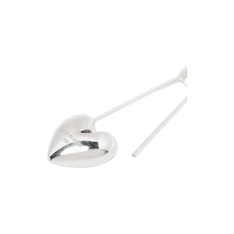 AMBUSH Heart Safety Pin Earring-1