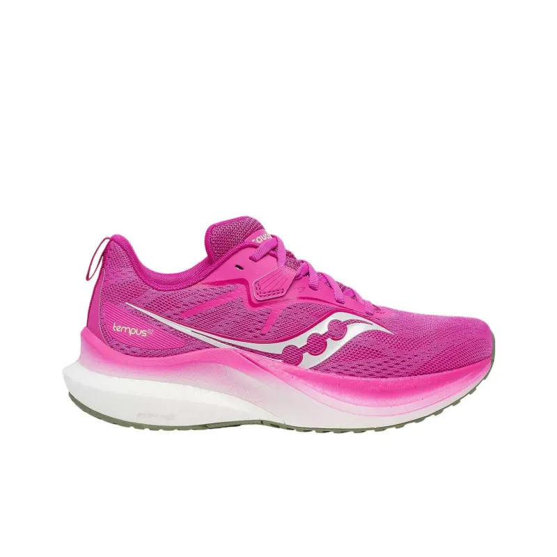 Saucony Tempus 2 Fuchsia Olivine Women's-1