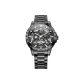Black Case Black Dial Steel Band+Blue Box+Shopping Bag