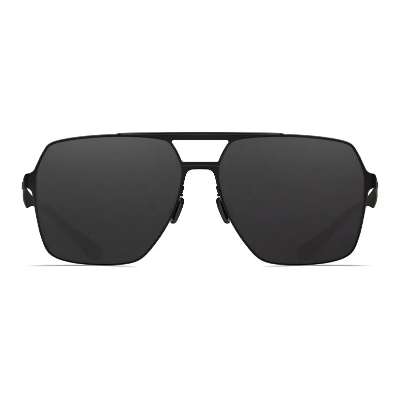 MOLSION Stainless Steel Square Sunglasses Men's-2