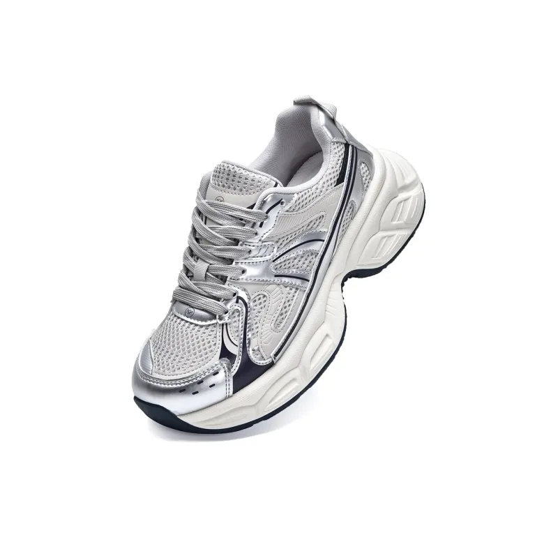 MISTERY Breathable Lightweight Low-Top Chunky Sneakers Women's-9