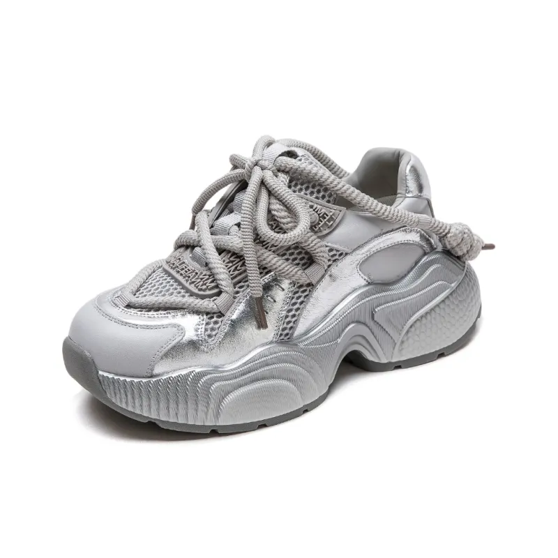 MATA Height Increasing Low Top Chunky Sneakers Women's-1