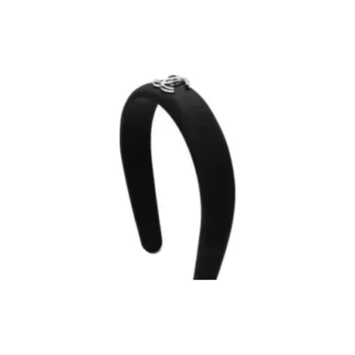 CHANEL   Headbands Unisex Black