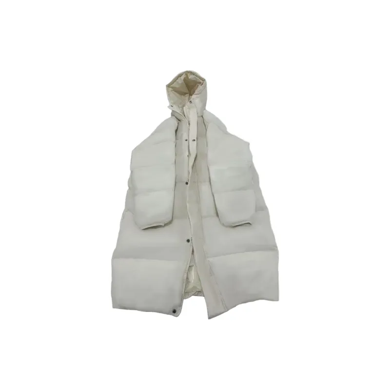 Love Monster Puffer Jacket Unisex Ecru-0
