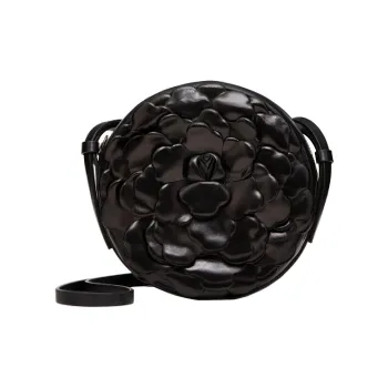 Valentino Atelier Sheepskin Round Bag Shoulder Bag, Crossbody Bag Women's Black